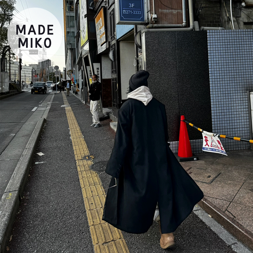 (NEW 10%) Miko Made Wool 맥시 롱 CT